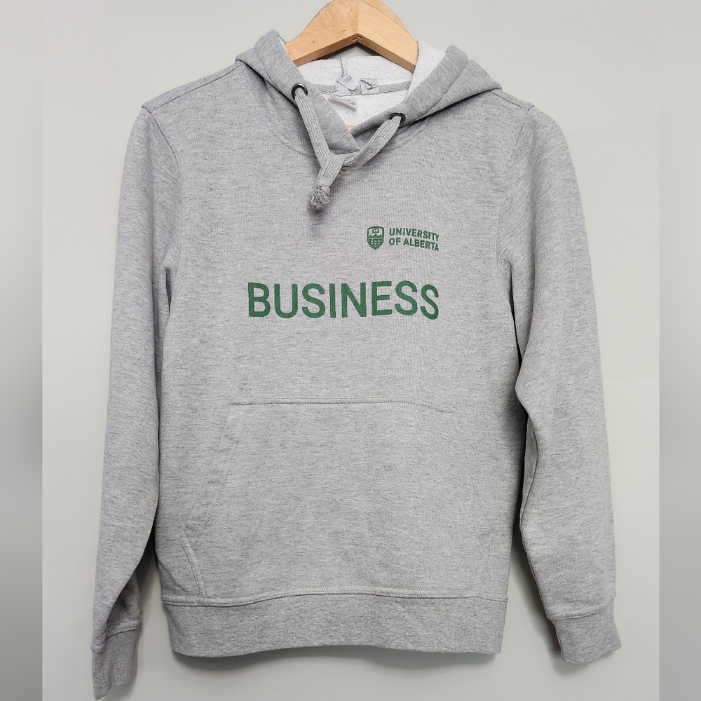 University of Alberta  - Business Gray Hoodie Size Small